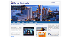 Desktop Screenshot of marineelectricals.com